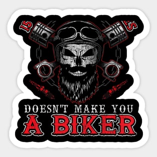 Skull Beard Sticker